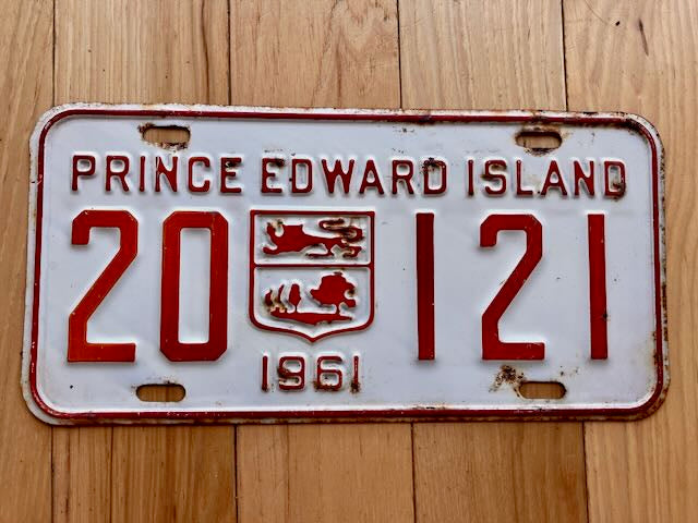 License Plates of Prince Edward Island