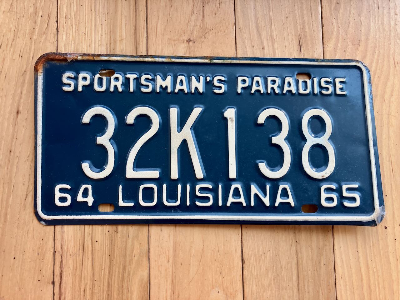 1964/1965 Louisiana License Plate – RusticPlates