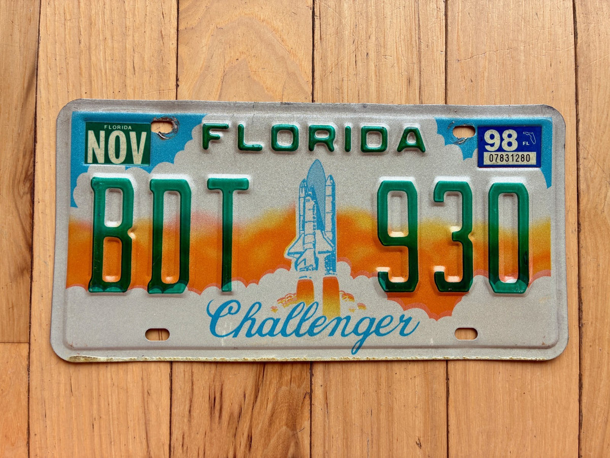 1998 Florida Challenger License Plate – RusticPlates