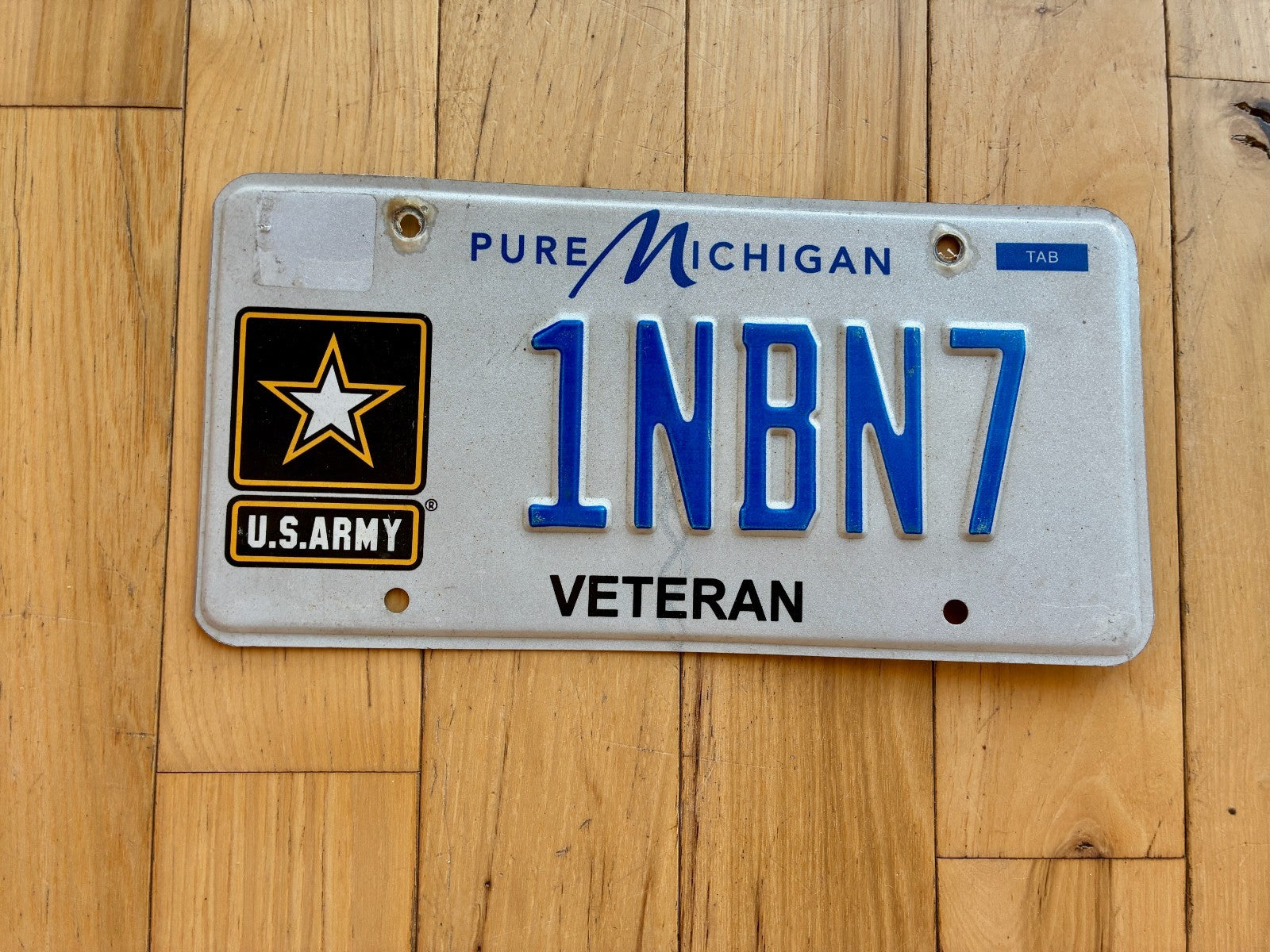 2021 Michigan Army Veteran License Plate – RusticPlates