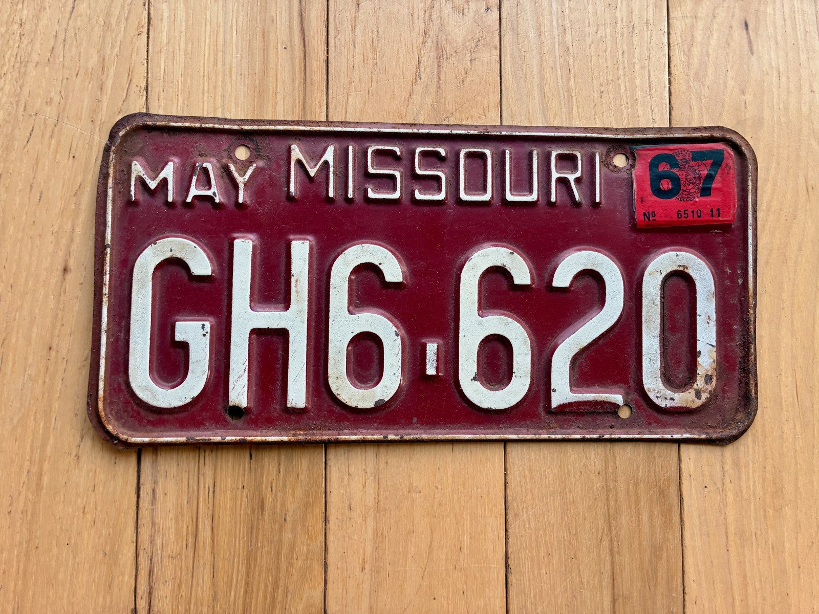 1967 Missouri License Plate – RusticPlates