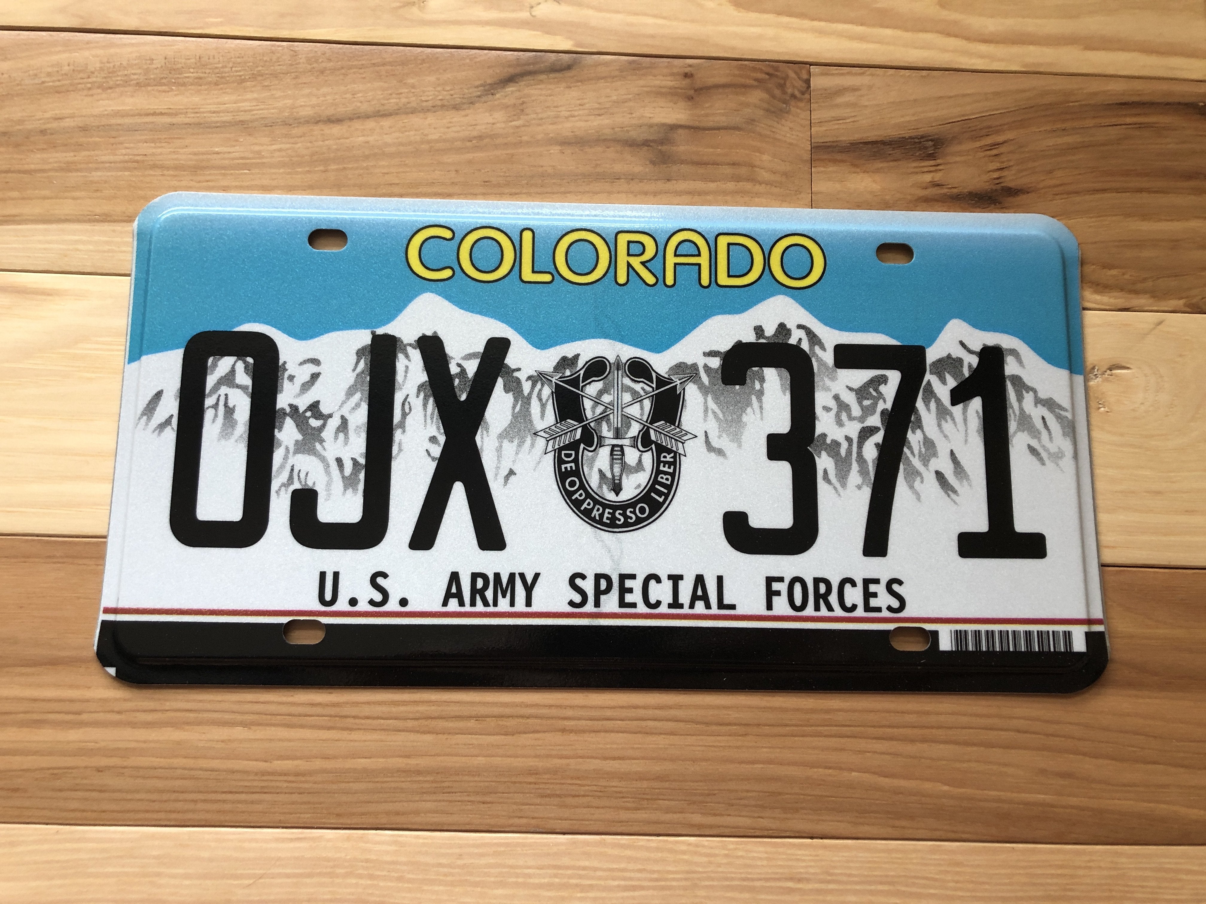 Black Custom Colorado License Plate – Limitless Workshop