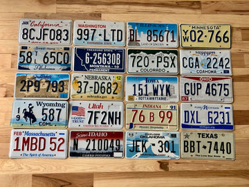 Gift Set of License Plates