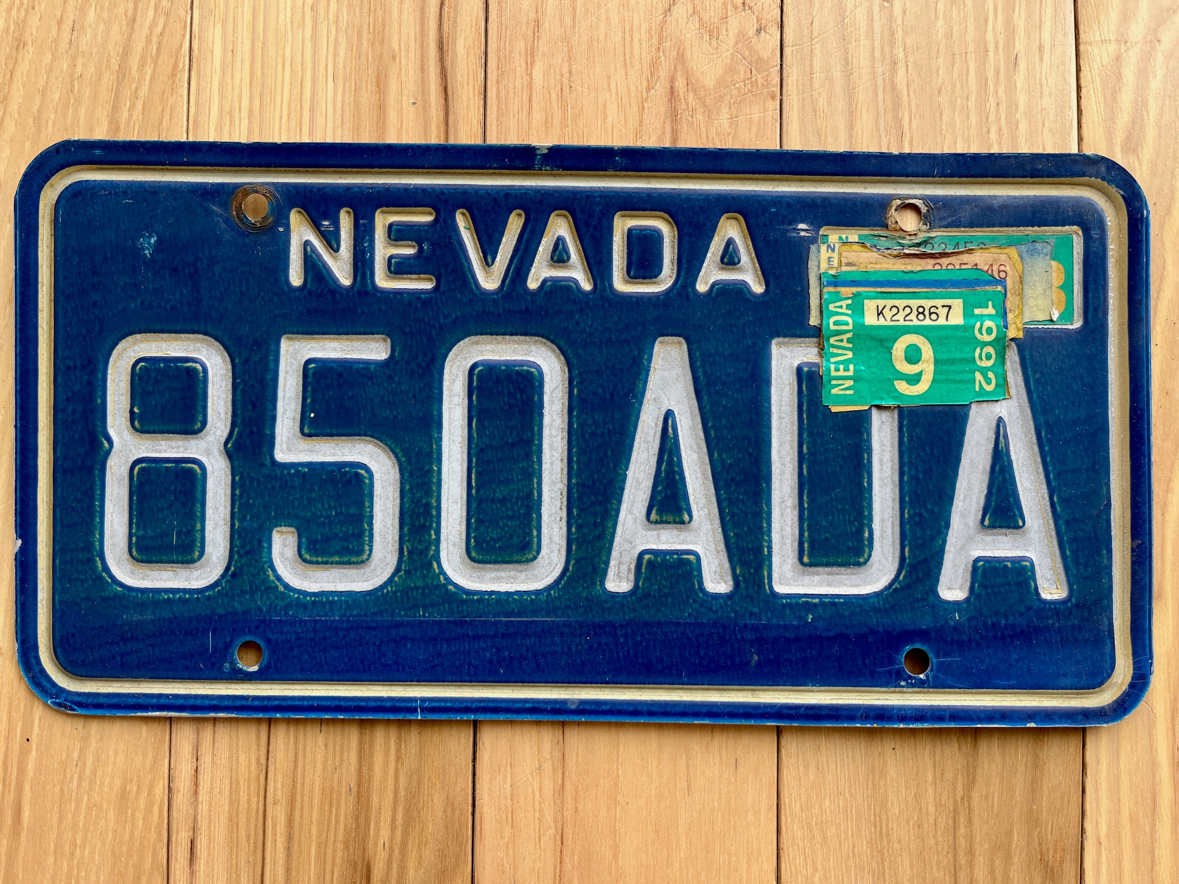 1992 Nevada License Plate – RusticPlates