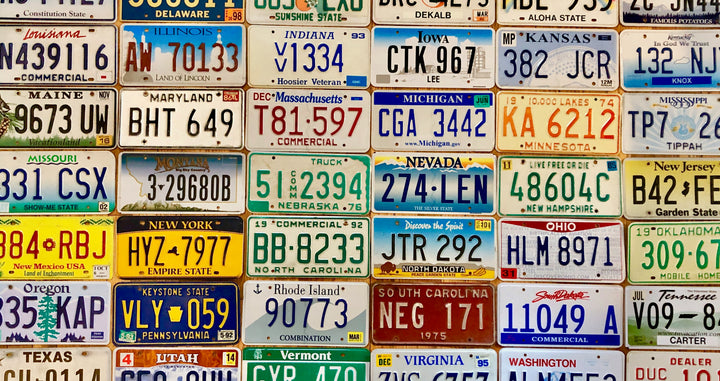 50 State License Plate Sets