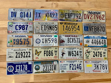 Bulk Lot of 20 Specialty License Plates