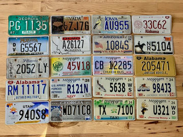 Bulk Lot of 20 Specialty License Plates