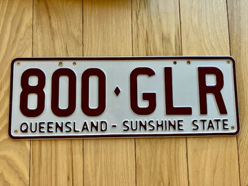 Queensland Australia License Plate