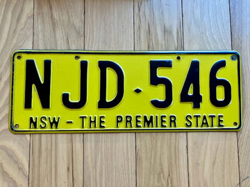 New South Wales Australia License Plate