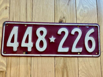 New Zealand License Plate