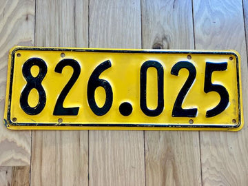 New Zealand License Plate