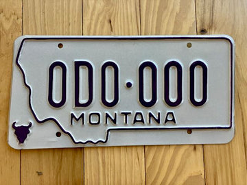 Montana Sample License Plate