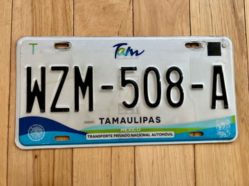 Tamaulipas Mexico License Plate