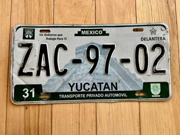 Yucatan Mexico License Plate