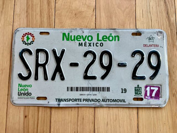 Nuevo Leon Mexico License Plate