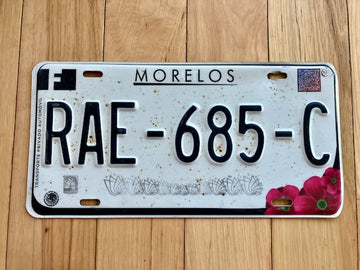 Morelos Mexico License Plate