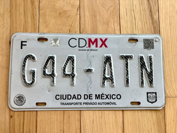 Ciudad Mexico License Plate