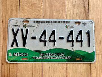 Veracruz Mexico License Plate