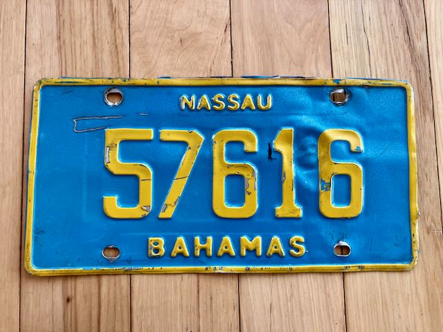 Bahamas License Plate