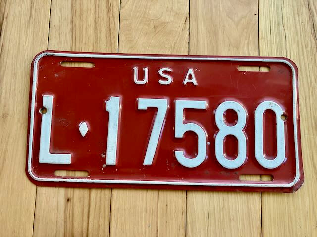 1962-1965 US Forces in Germany License Plate