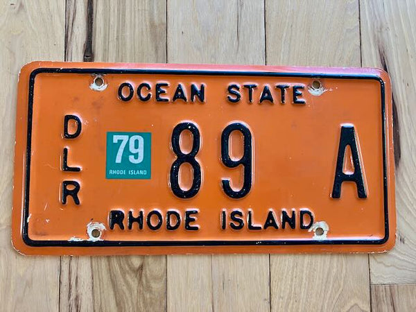 1979 Rhode Island Dealer License Plate (Plastic Plate) – RusticPlates