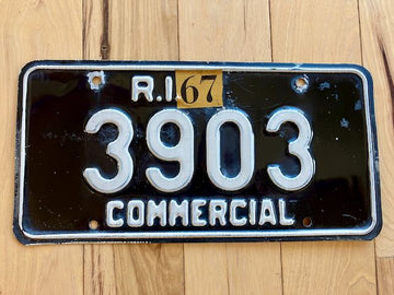1967 Rhode Island Commercial License Plate