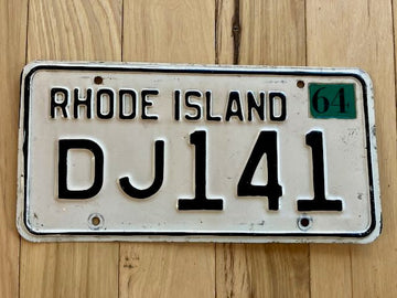 1964 Rhode Island License Plate