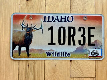 Idaho Wildlife License Plate
