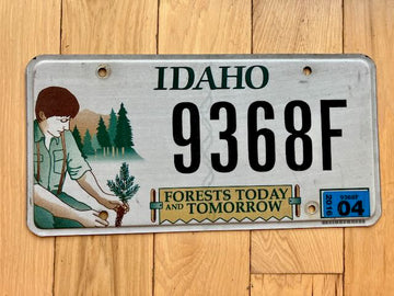 2016 Idaho Forests Today and Tomorrow License Plate