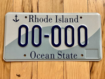 1996 Base Rhode Island Sample License Plate