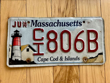 Massachusetts Cape Cod and Islands License Plate