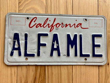 California Vanity License Plate - Alfa Male?