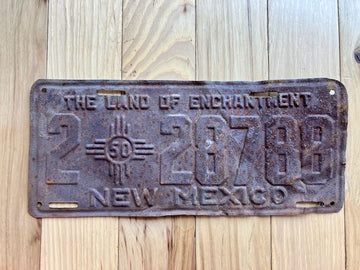 1950 New Mexico License Plate