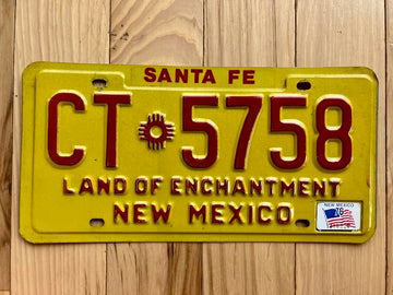 1976 New Mexico License Plate