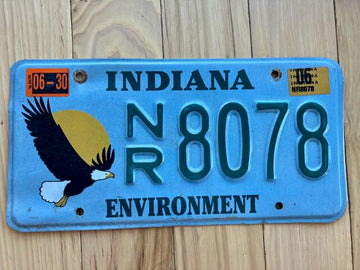 2006 Indiana Environment License Plate