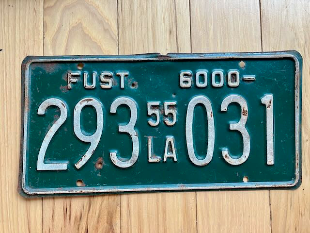 1955 Farm Semi Trailer (FUST) License Plate