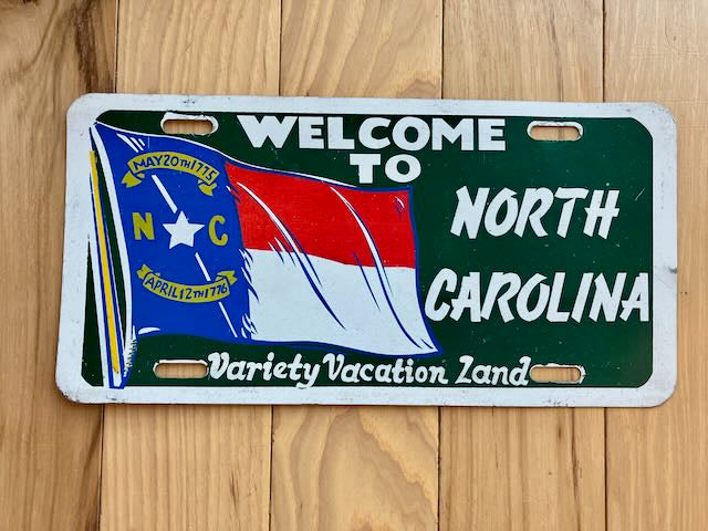 Welcome to North Carolina Metal Booster License Plate