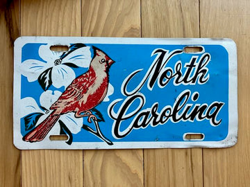North Carolina Metal Booster License Plate