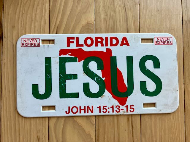 Florida Booster License Plate