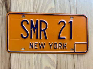 New York License Plate