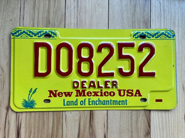 New Mexico Dealer License Plate