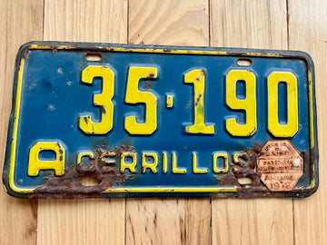 Uruguay Cerrillos License Plate