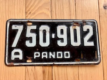 Uruguay Pando License Plate