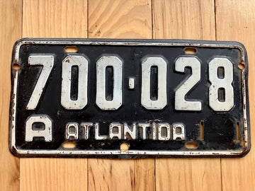 Uruguay Atlantida License Plate