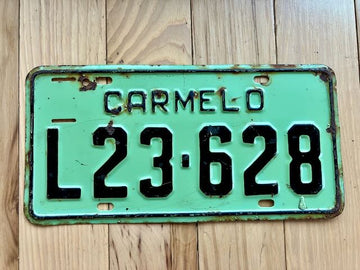 Uruguay Carmelo License Plate