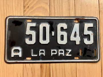 Uruguay La Paz License Plate
