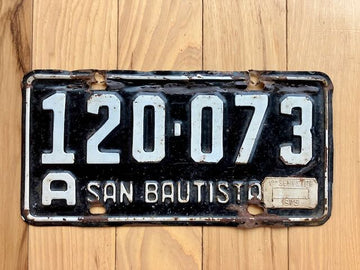 Uruguay San Bautista License Plate