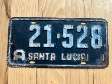 Uruguay Santa Lucia License Plate