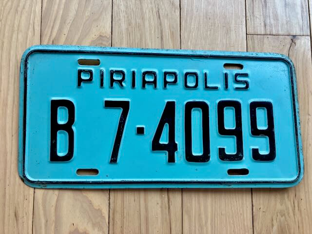 Uruguay Piriapolis License Plate