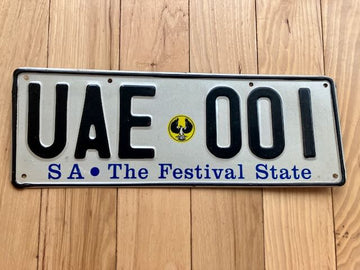 South Australia License Plate